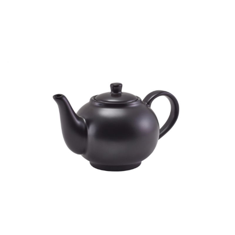 GenWare Porcelain Matt Black Teapot 45cl/ 15.75oz GenWare Porcelain Matt Black Teapot 45cl/ 15.75oz