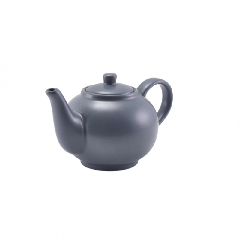 GenWare Porcelain Matt Grey Teapot 45cl/ 15.75oz GenWare Porcelain Matt Grey Teapot 45cl/ 15.75oz