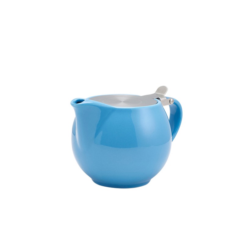 GenWare Porcelain Blue Teapot with St/St Lid & Infuser 50cl/ GenWare Porcelain Blue Teapot with St/St Lid & Infuser 50cl/