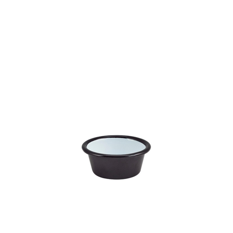 Enamel Ramekin Black 8cm Dia 90ml/ 3.2oz Enamel Ramekin Black 8cm Dia 90ml/ 3.2oz
