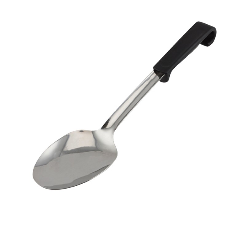 Genware Plastic Handle Spoon Plain Black Genware Plastic Handle Spoon Plain Black