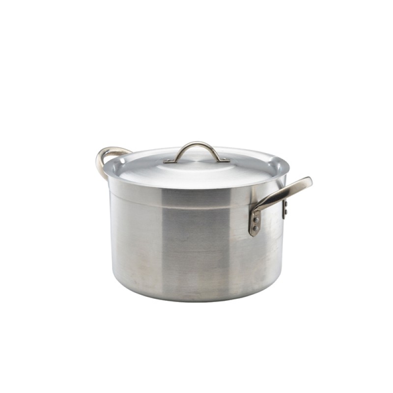 Aluminium Stewpan With Lid 5.5Litre Aluminium Stewpan With Lid 5.5Litre