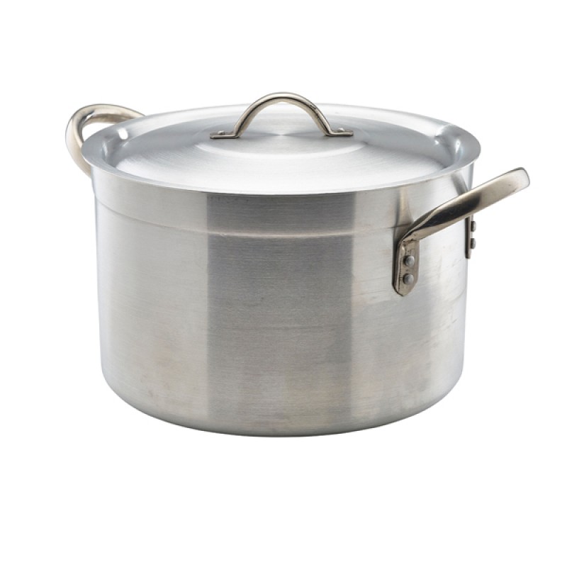 Aluminium Stewpan With Lid 34Litre Aluminium Stewpan With Lid 34Litre