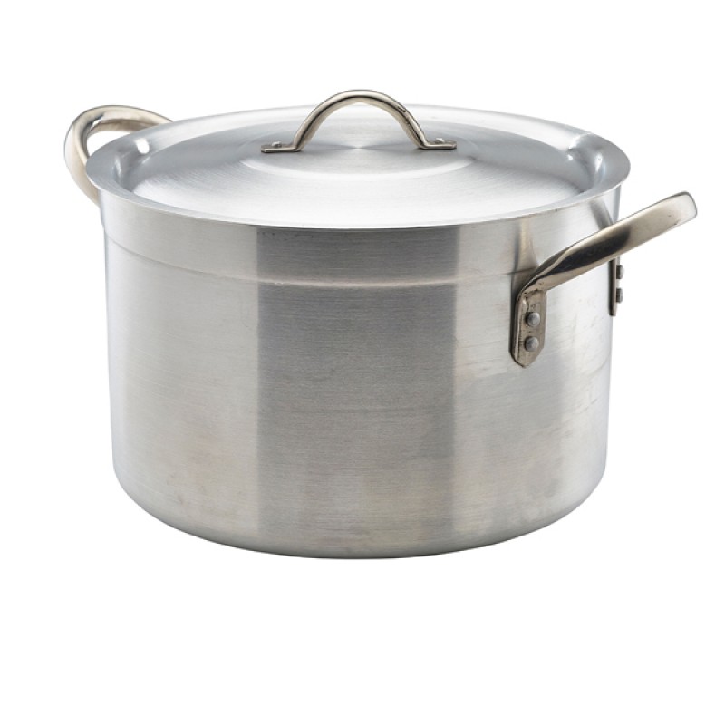 Aluminium Stewpan With Lid 49Litre Aluminium Stewpan With Lid 49Litre