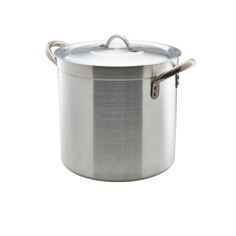 Aluminium Deep Stockpot With Lid 17Litre Aluminium Deep Stockpot With Lid 17Litre