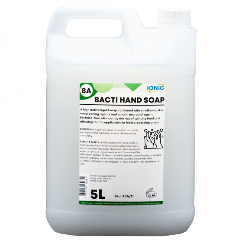 8A Bacti Hand Soap (2x5L)