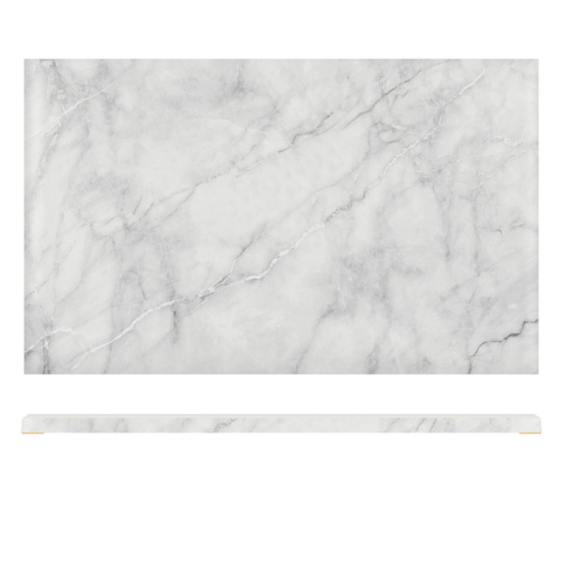 White Marble Agra Melamine GN1/1 Slab 53 x 32.5cm White Marble Agra Melamine GN1/1 Slab 53 x 32.5cm