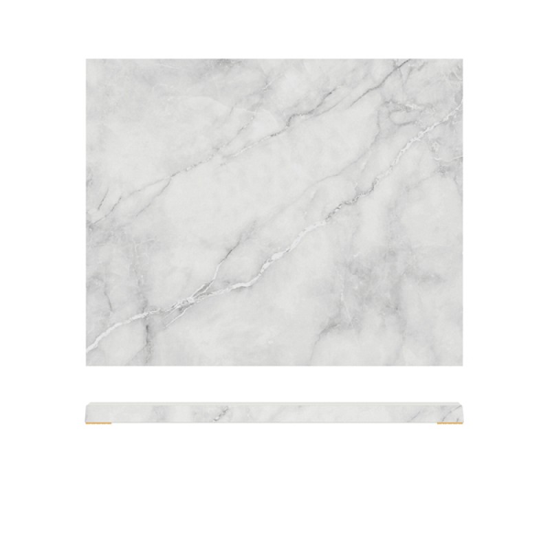 White Marble Agra Melamine GN1/2 Slab 32.5 x 26.5cm White Marble Agra Melamine GN1/2 Slab 32.5 x 26.5cm
