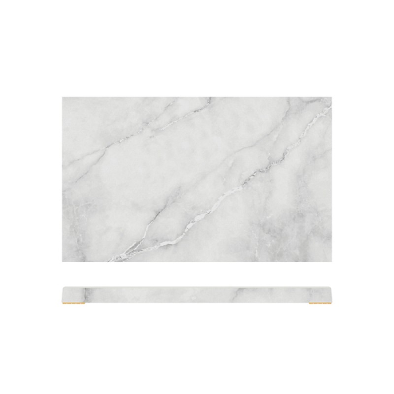White Marble Agra Melamine GN1/3 Slab 32.5 x 17.6cm White Marble Agra Melamine GN1/3 Slab 32.5 x 17.6cm