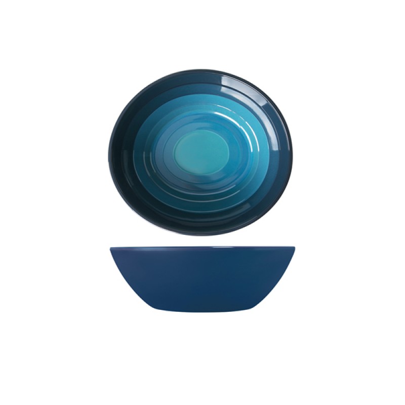 Azure Blue Atlantis Melamine Oval Bowl 23 x 20.5 x 7.5cm Azure Blue Atlantis Melamine Oval Bowl 23 x 20.5 x 7.5cm