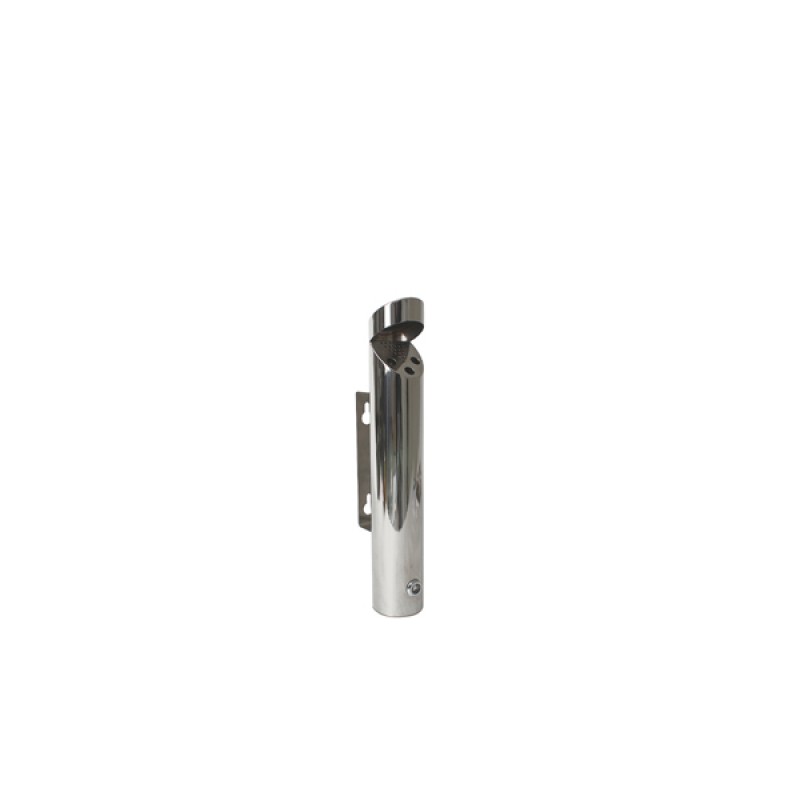Cylinder Wall-Mounted Black Ashtray 46X7.5cm Cylinder Wall-Mounted Black Ashtray 46X7.5cm