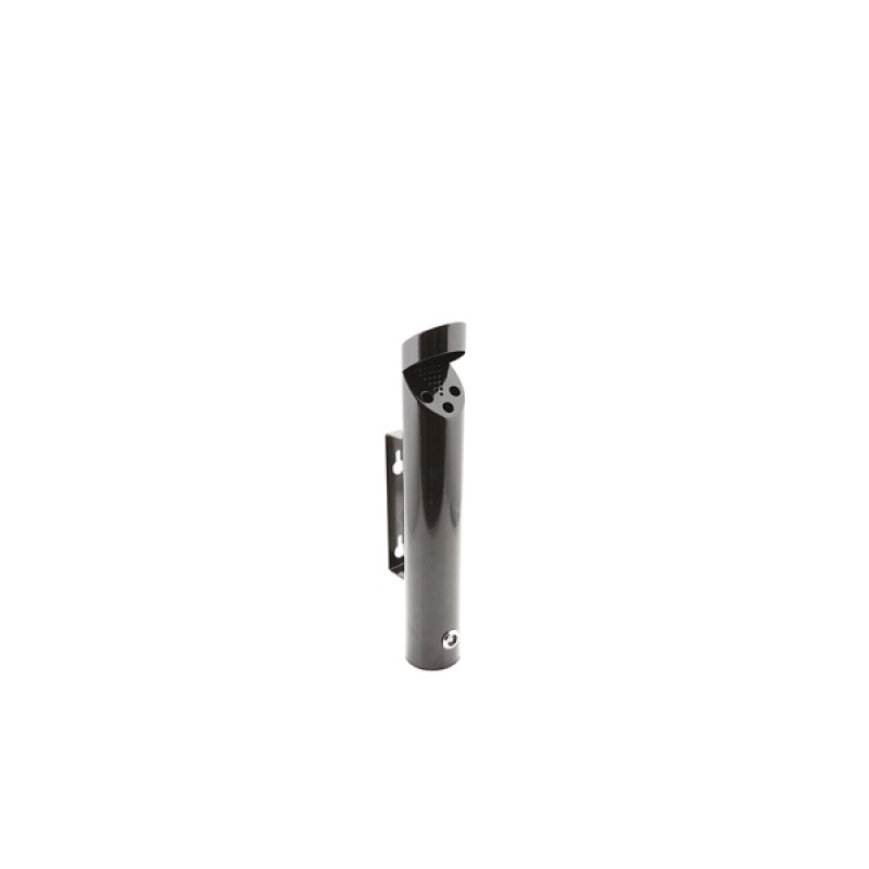 Cylinder Wall-Mounted Black Ashtray 46X7.5cm Cylinder Wall-Mounted Black Ashtray 46X7.5cm