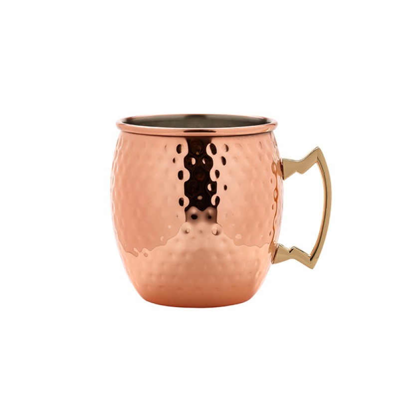 Barrel Copper Mug 55cl/19.25oz Hammered Barrel Copper Mug 55cl/19.25oz Hammered