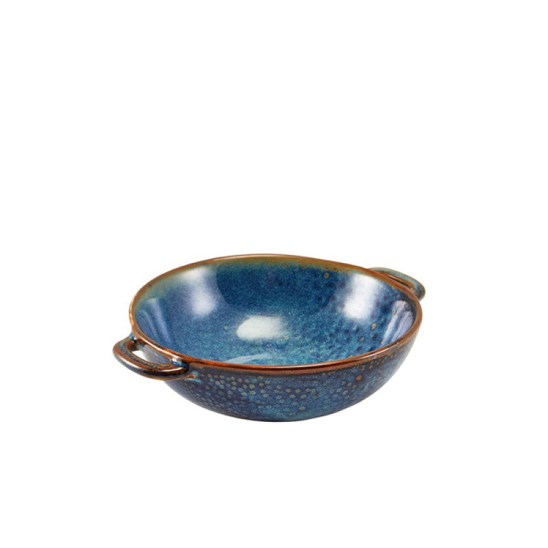 Terra Porcelain Aqua Blue Balti Dish 15cm Terra Porcelain Aqua Blue Balti Dish 15cm