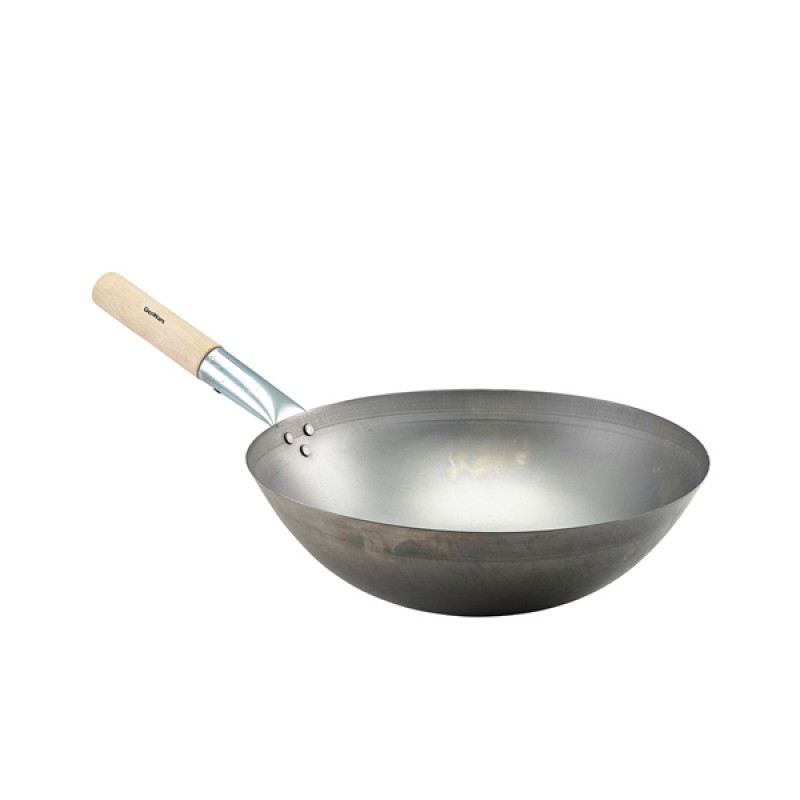 Black Iron Wok Round Base 14 Black Iron Wok Round Base 14