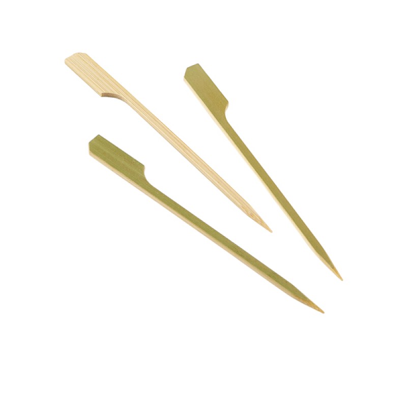 Bamboo Gun Shaped Paddle Skewers 15cm/6 Bamboo Gun Shaped Paddle Skewers 15cm/6