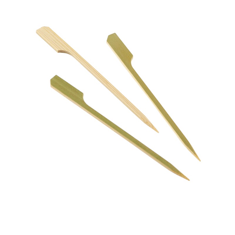 Bamboo Gun Shaped Paddle Skewers 18cm/7 Bamboo Gun Shaped Paddle Skewers 18cm/7