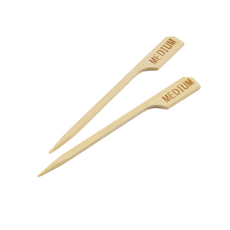 Bamboo Steak Markers 9cm/3.5 Bamboo Steak Markers 9cm/3.5
