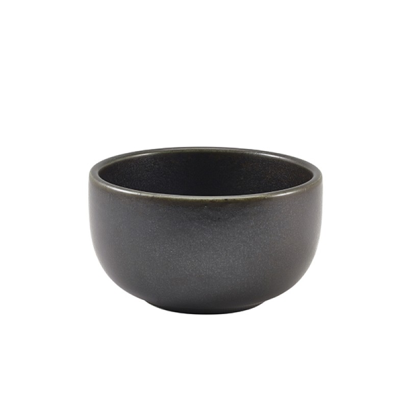 Terra Porcelain Black Round Bowl 12.5cm Terra Porcelain Black Round Bowl 12.5cm