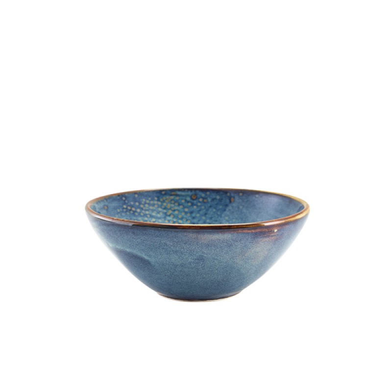 Terra Porcelain Aqua Blue Organic Bowl 16.5cm Terra Porcelain Aqua Blue Organic Bowl 16.5cm