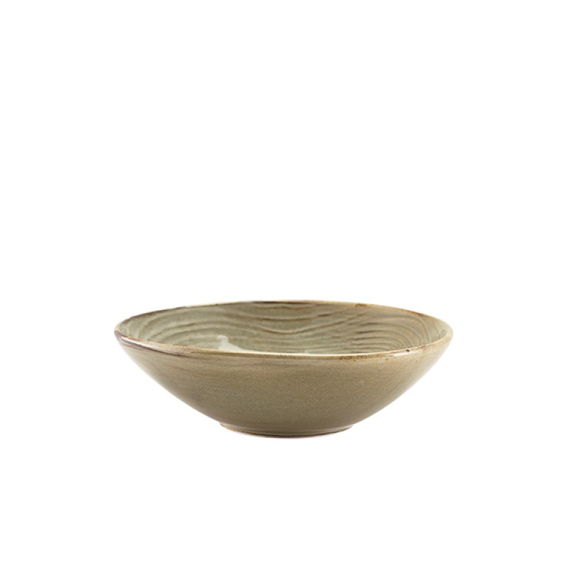 Terra Porcelain Grey Organic Bowl 22cm Terra Porcelain Grey Organic Bowl 22cm