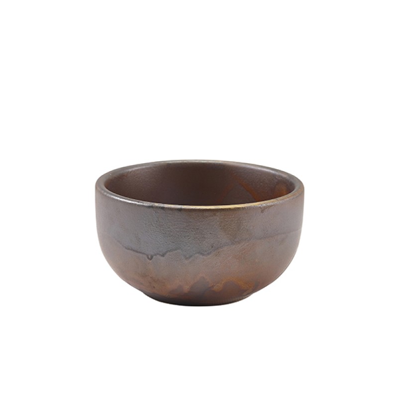Terra Porcelain Rustic Copper Round Bowl 11.5cm Terra Porcelain Rustic Copper Round Bowl 11.5cm