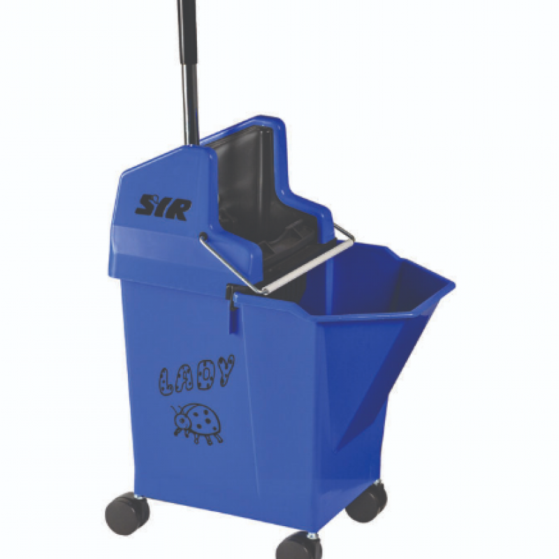 Ladybug Mop Bucket & Wringer BLUE Ladybug Mop Bucket & Wringer BLUE