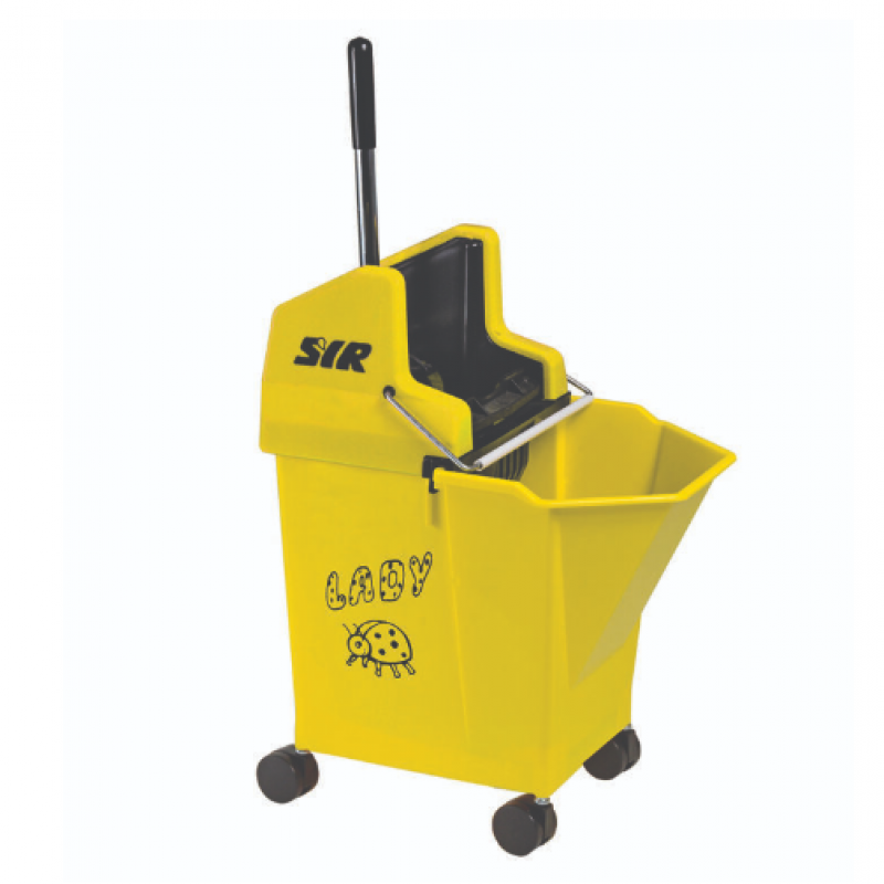 Ladybug Mop Bucket & Wringer YELLOW Ladybug Mop Bucket & Wringer YELLOW