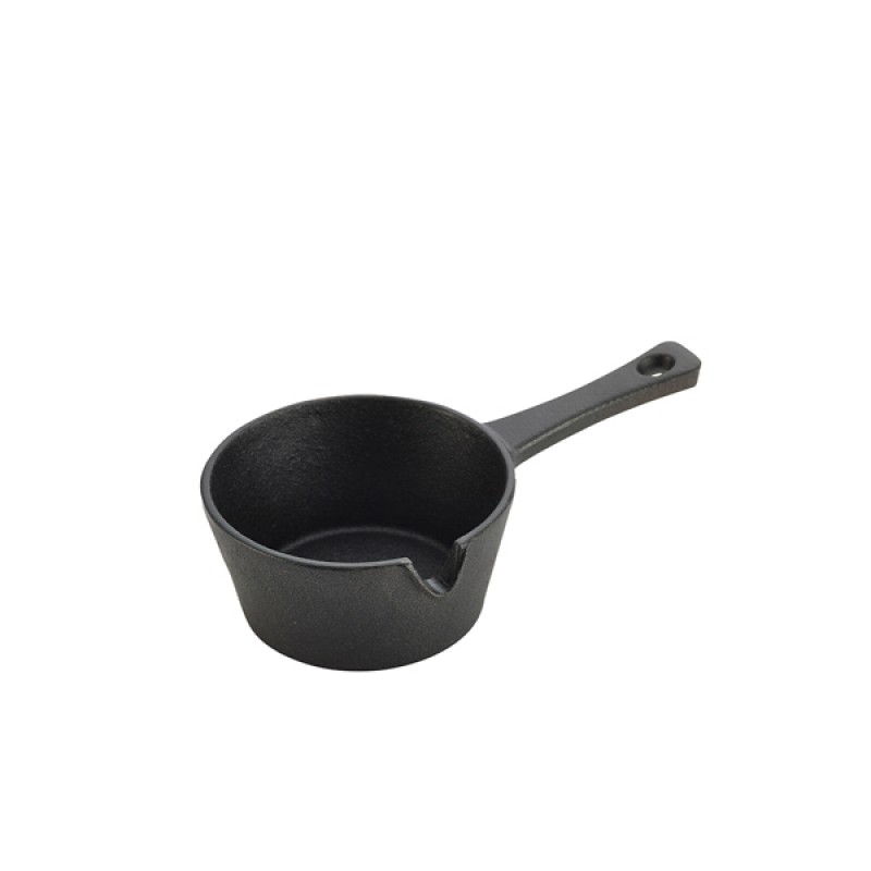 Mini Cast Iron Sauce Pan 9.7 x 4.5cm Mini Cast Iron Sauce Pan 9.7 x 4.5cm
