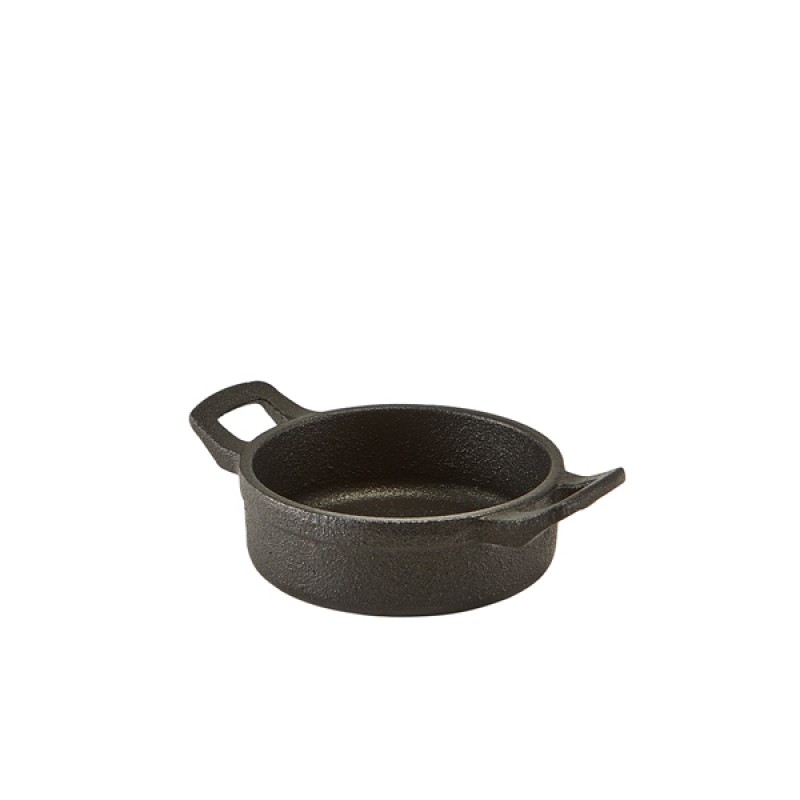 Mini Cast Iron Round Eared Dish 11 x 3.5cm Mini Cast Iron Round Eared Dish 11 x 3.5cm
