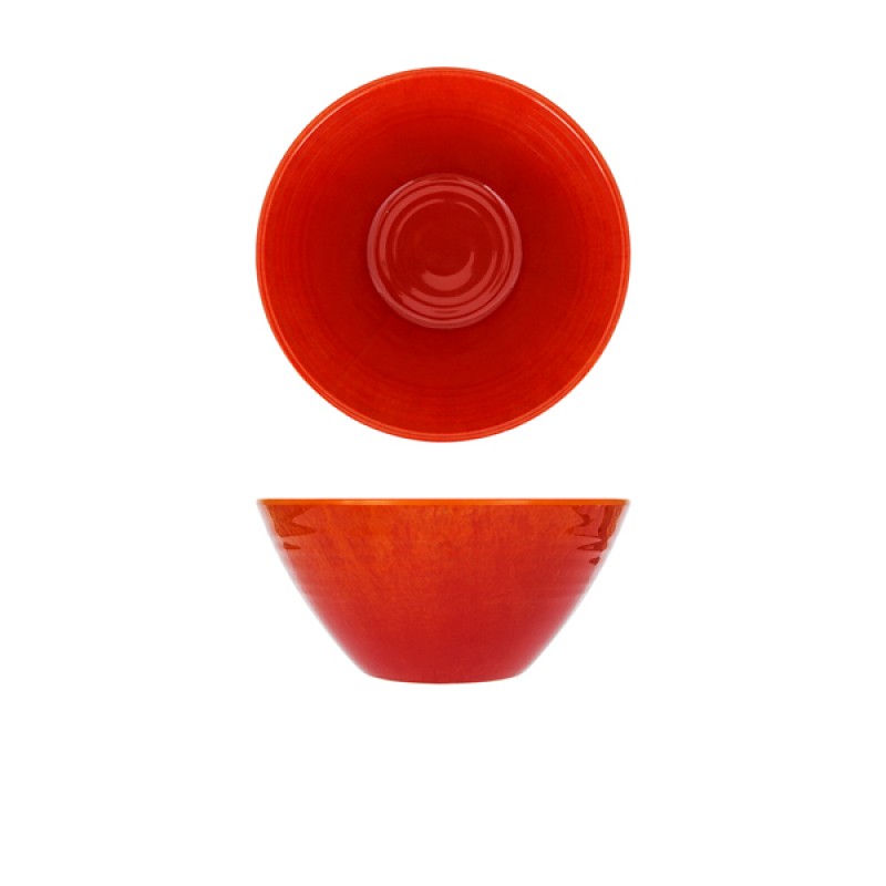 Orange Glazed Melamine Casablanca Bowl 20.5 x 9.5cm Orange Glazed Melamine Casablanca Bowl 20.5 x 9.5cm