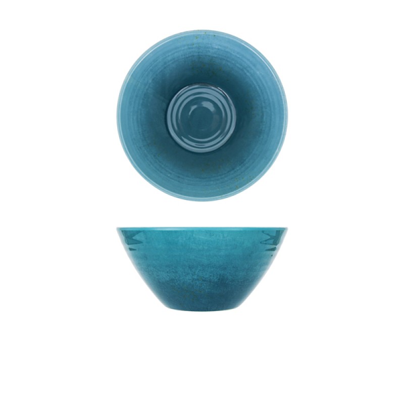 Light Blue Glazed Melamine Casablanca Bowl 20.5 x 9.5cm Light Blue Glazed Melamine Casablanca Bowl 20.5 x 9.5cm