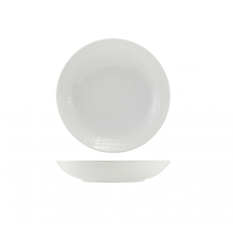 Incise Porcelain Lavara Coupe Bowl 23cm Incise Porcelain Lavara Coupe Bowl 23cm
