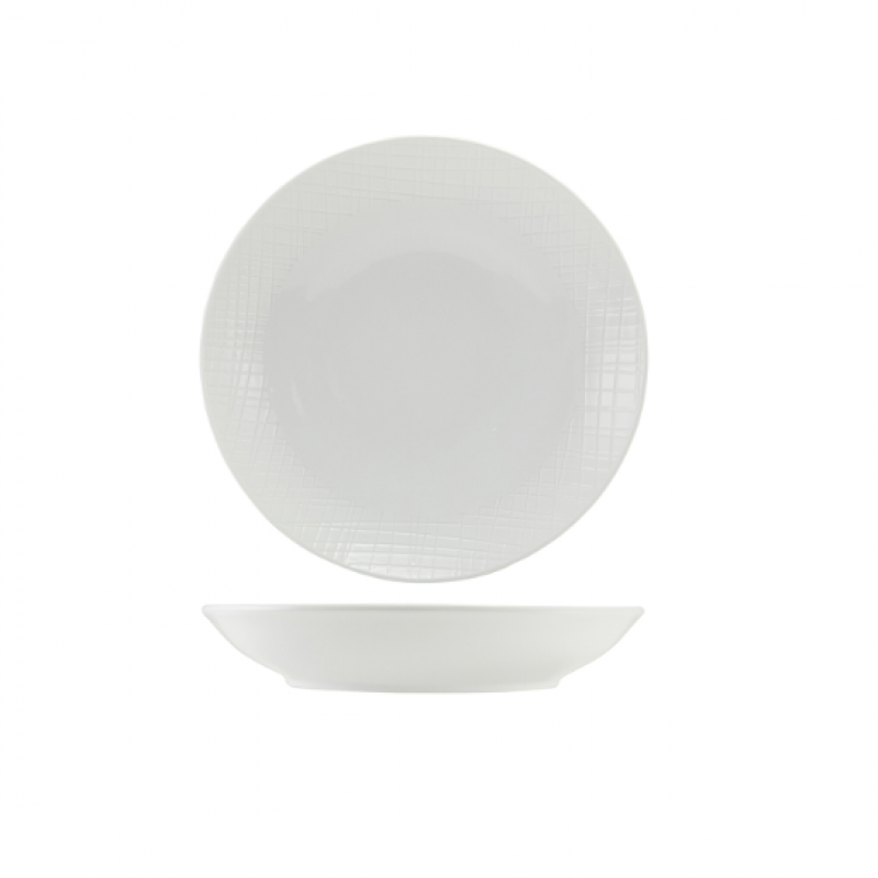 Incise Porcelain Lavara Coupe Bowl 25.5cm Incise Porcelain Lavara Coupe Bowl 25.5cm