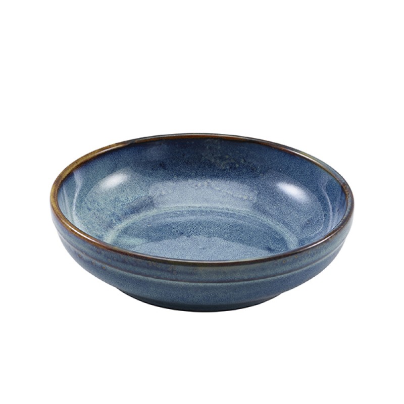 Terra Porcelain Aqua Blue Coupe Bowl 20cm Terra Porcelain Aqua Blue Coupe Bowl 20cm