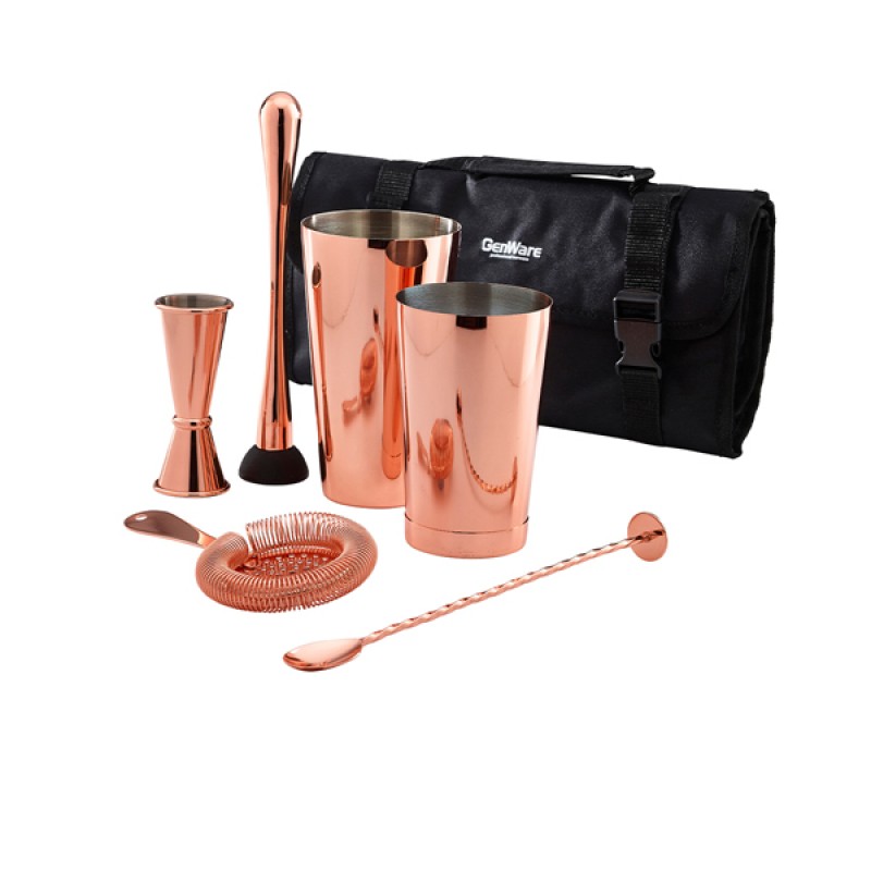 Copper Cocktail Bar Kit 7pcs Copper Cocktail Bar Kit 7pcs