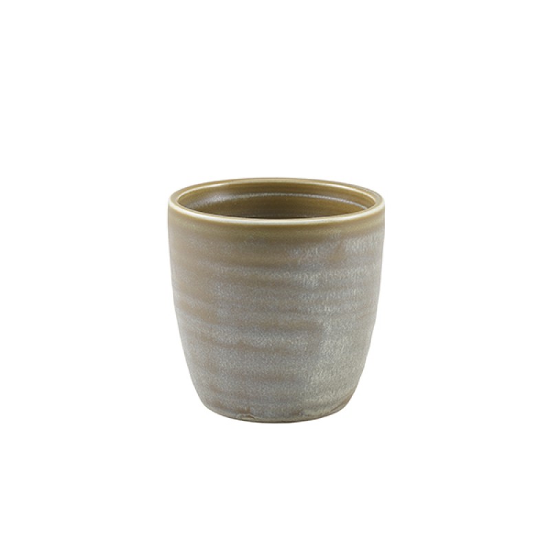 Terra Porcelain Matt Grey Chip Cup 30cl/10.5oz Terra Porcelain Matt Grey Chip Cup 30cl/10.5oz