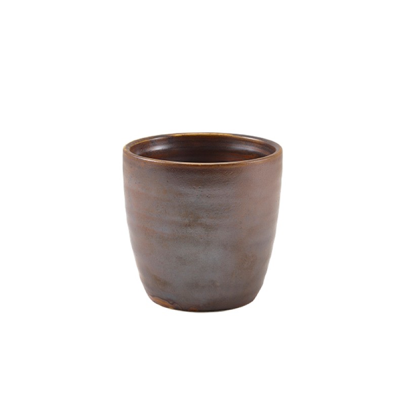 Terra Porcelain Rustic Copper Chip Cup 30cl/10.5oz Terra Porcelain Rustic Copper Chip Cup 30cl/10.5oz