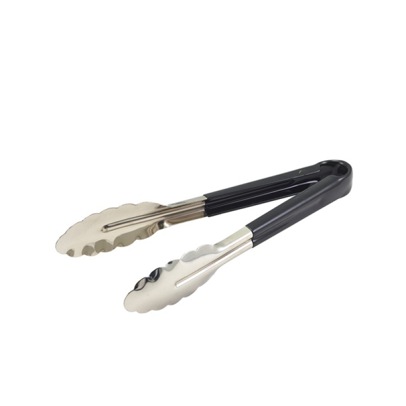 Genware Colour Coded St/St. Tong 31cm Black Genware Colour Coded St/St. Tong 31cm Black