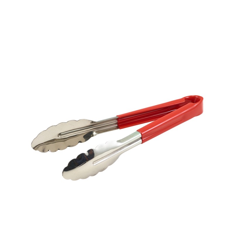 Genware Colour Coded St/St. Tong 31cm Red Genware Colour Coded St/St. Tong 31cm Red
