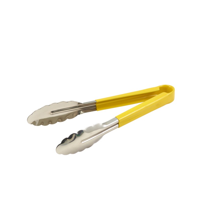 Genware Colour Coded St/St. Tong 31cm Yellow Genware Colour Coded St/St. Tong 31cm Yellow