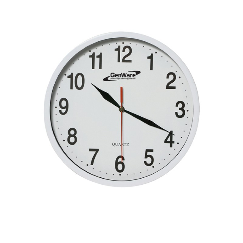 Wall Clock White 24cm Dia Wall Clock White 24cm Dia