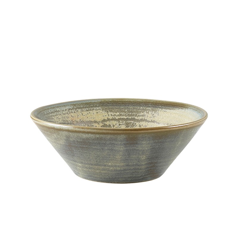 Terra Porcelain Matt Grey Conical Bowl 14cm Terra Porcelain Matt Grey Conical Bowl 14cm