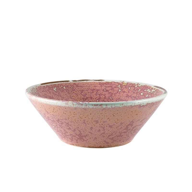 Terra Porcelain Rose Conical Bowl 14cm Terra Porcelain Rose Conical Bowl 14cm