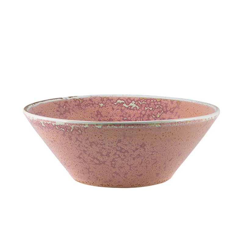Terra Porcelain Rose Conical Bowl 16cm Terra Porcelain Rose Conical Bowl 16cm