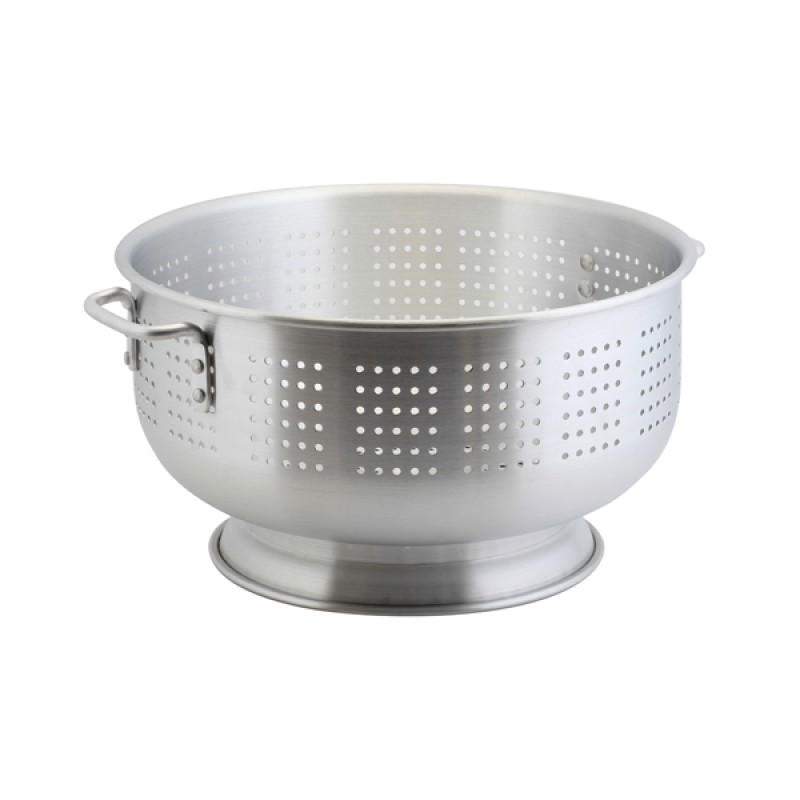 Alum. Heavy Duty Colander 15.2L 40.6 x 23.6cm Alum. Heavy Duty Colander 15.2L 40.6 x 23.6cm
