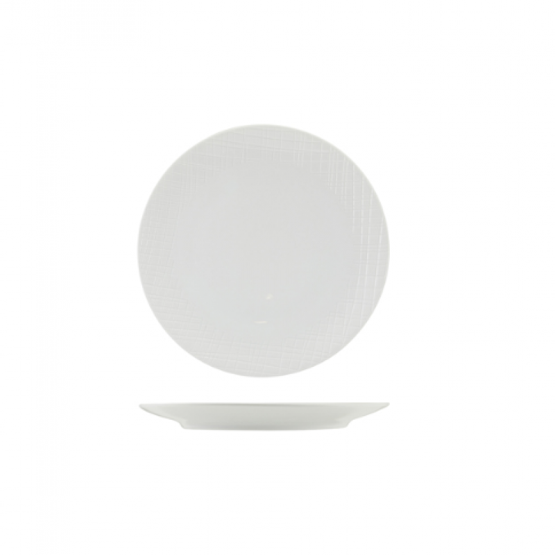 Incise Porcelain Lavara Coupe Plate 23cm Incise Porcelain Lavara Coupe Plate 23cm