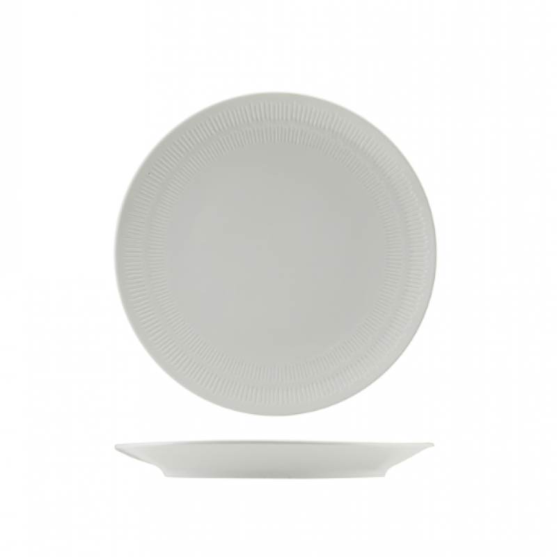Incise Porcelain Solara Coupe Plate 28cm Incise Porcelain Solara Coupe Plate 28cm