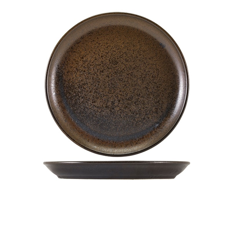 Terra Porcelain Black Coupe Plate 27.5cm Terra Porcelain Black Coupe Plate 27.5cm