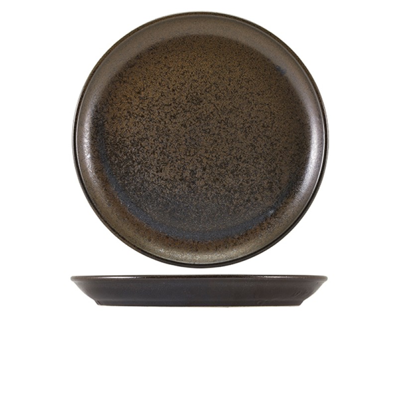 Terra Porcelain Black Coupe Plate 30.5cm Terra Porcelain Black Coupe Plate 30.5cm